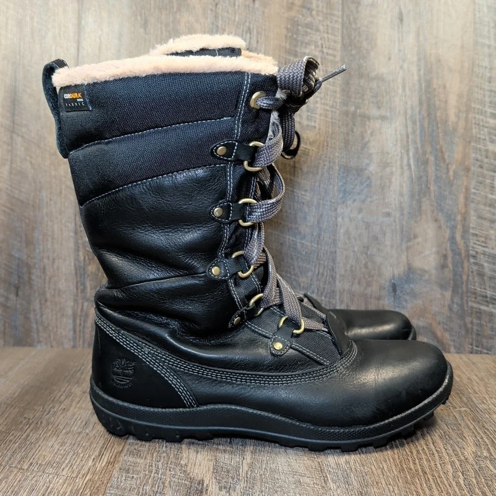 Timberland Mount Hope Waterproof Mid Leather Winter Snow Boots Womens Size 11